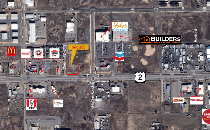 Pictures of Retail, Land property located at Highway 2 & Center Way, Airway Heights, WA 99001 for sales - image #1