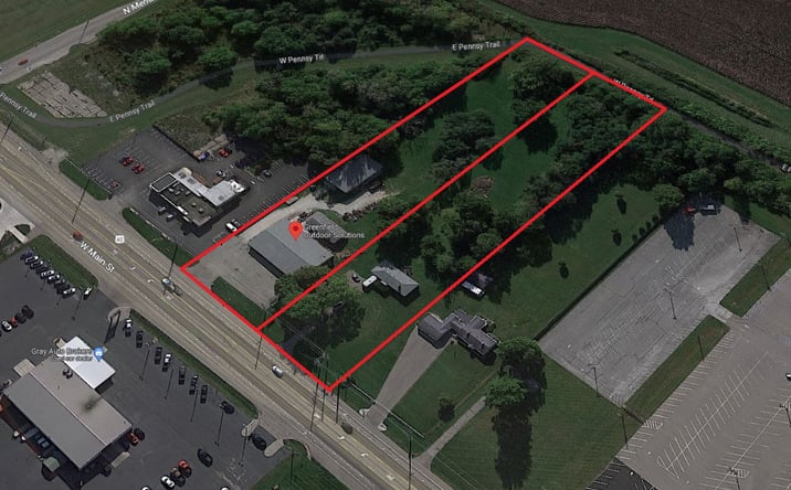 Pictures of Mixed Use, Retail property located at 2225 & 2239 W Main St, Greenfield, IN 46140 for sales - image #1