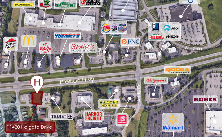Pictures of Land property located at 11420 Holgate Dr, Louisville, KY 40229 for sales - image #1