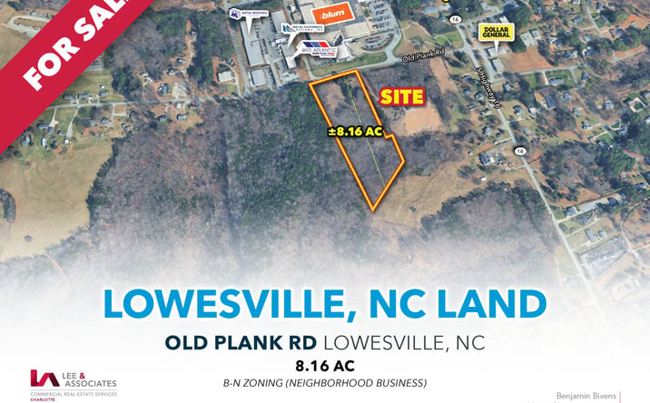 Pictures of Land property located at Old Plank Rd, Lowesville, NC 28164 for sales - image #1
