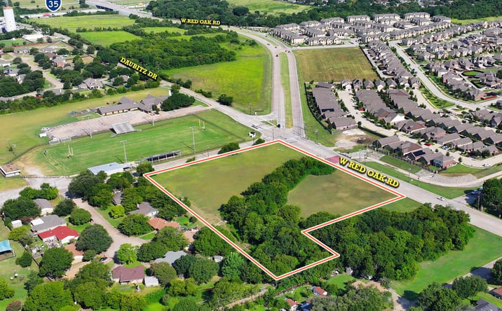 Pictures of Land property located at SEC W Red Oak Road & Live Oak Road, Red Oak, TX 75154 for sales - image #1