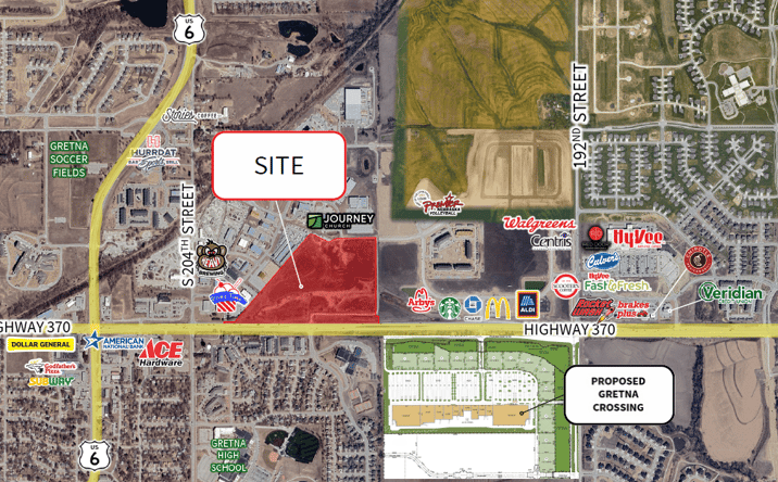 Pictures of Land property located at S 200th St & Highway 370, Gretna, NE 68028 for sales - image #1