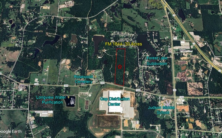 Pictures of Land property located at FM 1844, Longview, TX, Longview, TX 75602 for sales - image #1