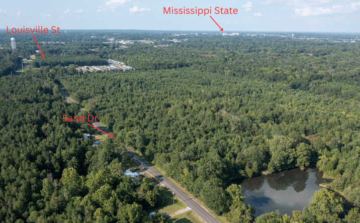 Pictures of Land property located at 33.6 acres East side Sand Rd, Starkville, MS 39759 for sales - image #1