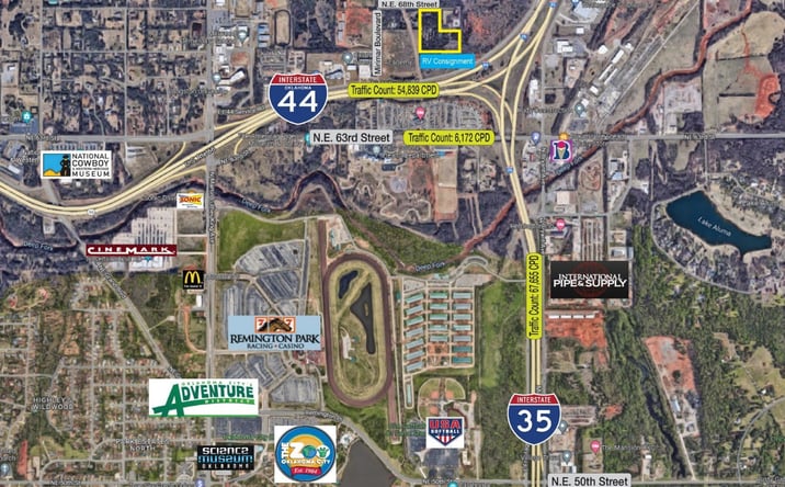 Pictures of Land property located at Mirimar Boulevard & E. I-44 Service Road, Oklahoma City, OK 73111 for sales - image #1