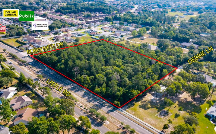 Pictures of Land property located at Little Rd & Robin Nest Dr., Hudson, FL 34667 for sales - image #1