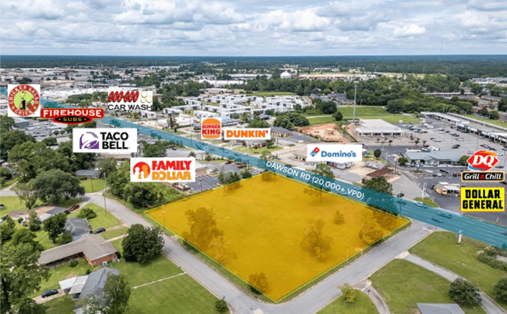 Pictures of Land, Retail property located at 2402 Whispering Pines Cir, Albany, GA 31707 for sales - image #1