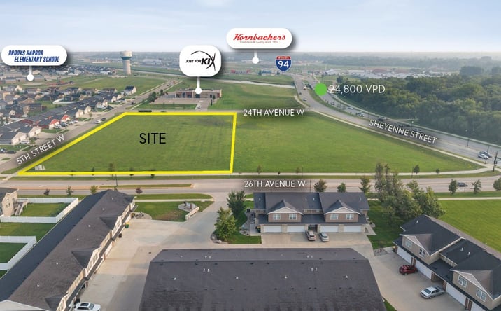 Pictures of Land property located at 455 24th Ave W, West Fargo, ND 58078 for sales - image #1