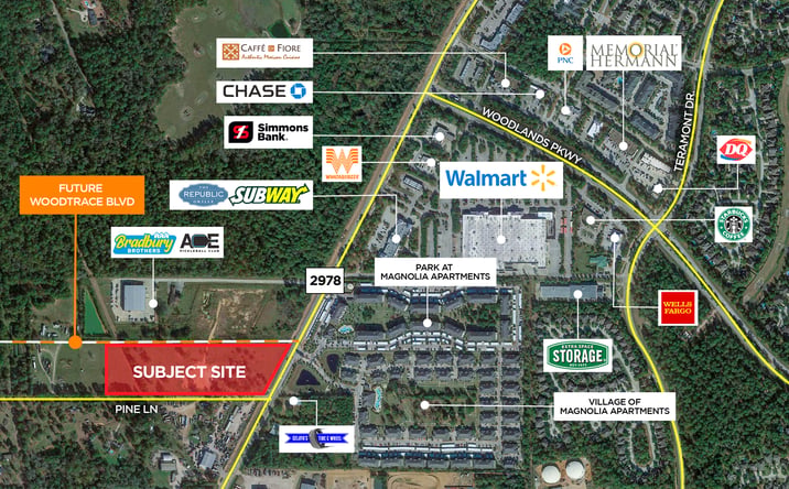 Pictures of Land property located at 29903 Farm to Market Road 2978, Magnolia, TX 77354 for sales - image #1