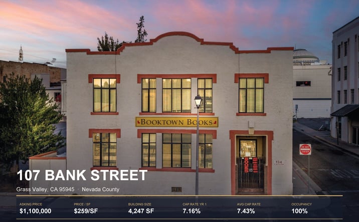 Pictures of Retail property located at 107 Bank St, Grass Valley, CA 95945 for sales - image #1
