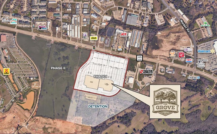 Pictures of Land property located at SWQ Hwy 105 & Club Dr, Montgomery, TX 77356 for sales - image #1