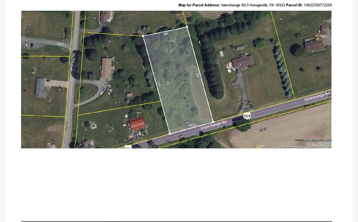 Pictures of Land property located at 761 Interchange Rd, Kunkletown, PA 18058 for sales - image #1