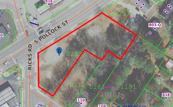 Pictures of Land property located at 811 S Pollock Street, Selma, NC 27576 for sales - image #1