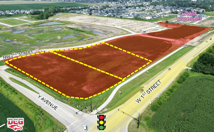 Pictures of Land property located at 1400 - 1800 NW 2nd Street, Grimes, IA 50111 for sales - image #1