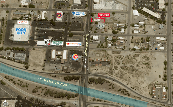 Pictures of Retail property located at 2813 S. 6th Avenue, Tucson, AZ 85713 for sales - image #1