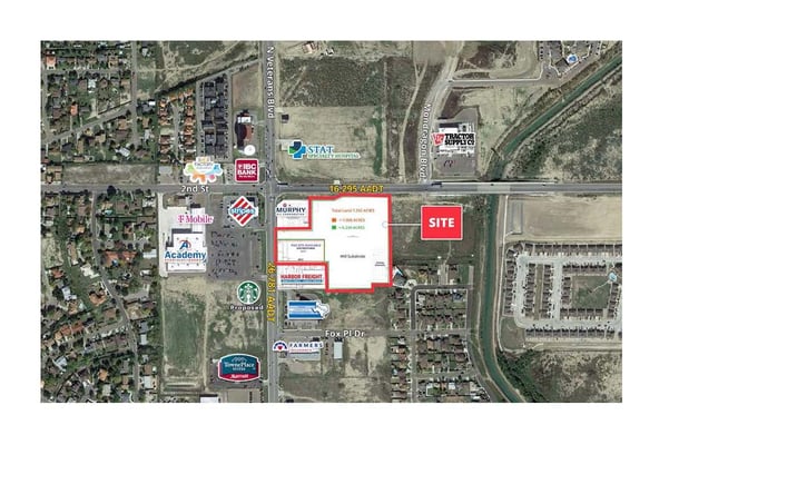 Pictures of Land property located at SEC of 2nd St. & Veterans Blvd, Eagle Pass, TX 78852 for sales - image #1