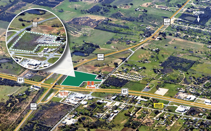 Pictures of Land property located at 12198 US Hwy 87 E, Adkins, TX 78101 for sales - image #1