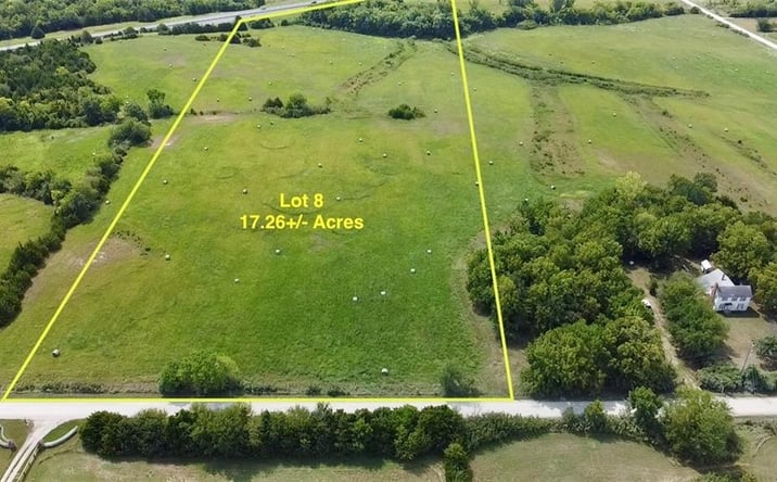 Pictures of Land property located at Lot 8 Cantrell Road, Tonganoxie, KS 66086 for sales - image #1