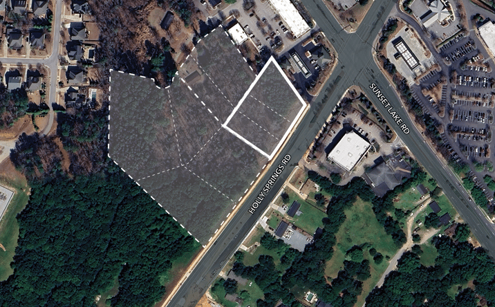 Pictures of Land property located at 9804 Holly Springs Rd, Apex, NC 27539 for sales - image #1