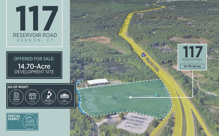 Pictures of Land property located at 117 Reservoir Rd, Vernon, CT 06066 for sales - image #1