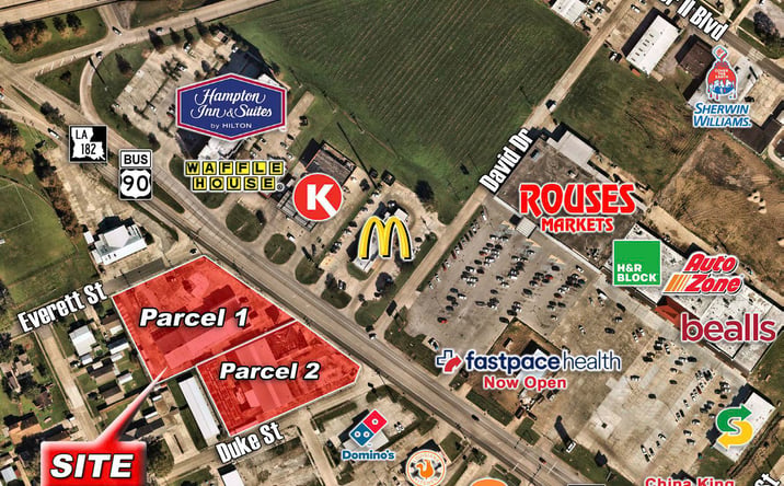 Pictures of Industrial, Land, Office, Retail property located at 6310 LA-182, Morgan City, LA 70380 for sales - image #1
