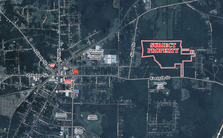 Pictures of Land property located at Sims St, Barnesville, GA 30204, Roberts Road Lot 1, Barnesville, GA 30204, Roberts Road Lot 2, Barnesville, GA 30204 for sales - image #1