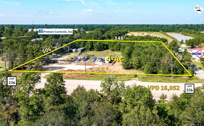 Pictures of Industrial, Land, Office, Retail property located at 2947 N Loop 336 E, Conroe, TX 77301 for sales - image #1