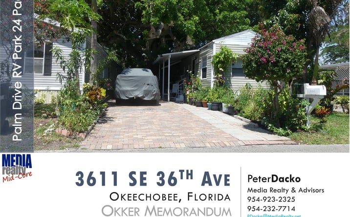 Pictures of Mobile Home Park property located at 3611 SE 36 Ave, Okeechobee, FL 34974 for sales - image #1