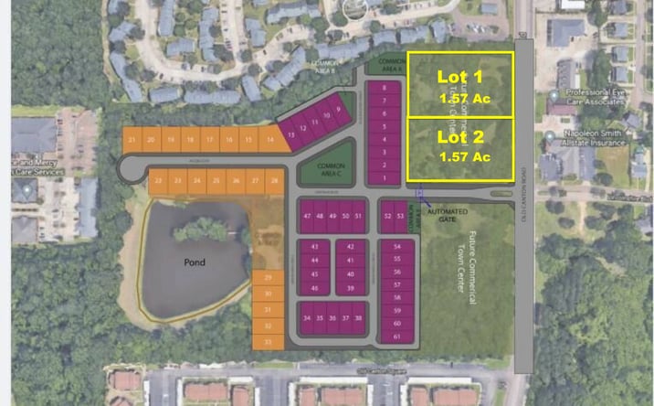 Pictures of Land property located at 6707 Old Canton Rd Lot 2, Ridgeland, MS 39157 for sales - image #1