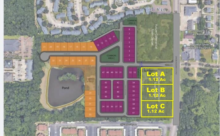 Pictures of Land property located at 6693 Old Canton Road Lot C, Ridgeland, MS 39157 for sales - image #1