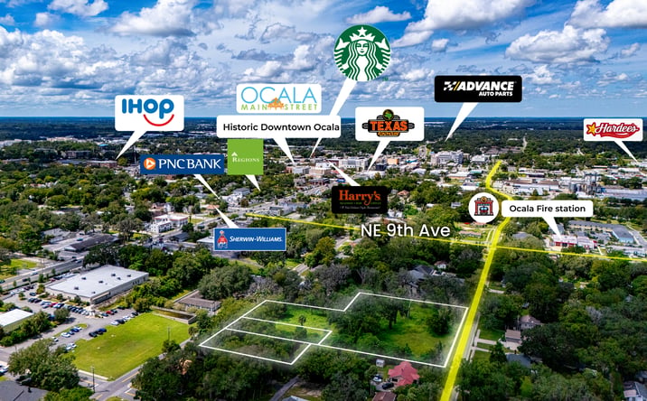 Pictures of Land property located at NE 9th Ave, Ocala, FL 34470 for sales - image #1
