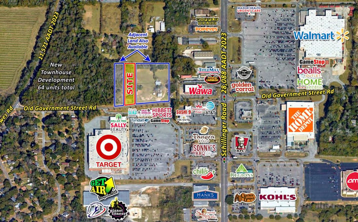 Pictures of Retail, Multifamily, Land property located at 7920 Old Government Street Rd, Mobile, AL 36695 for sales - image #1