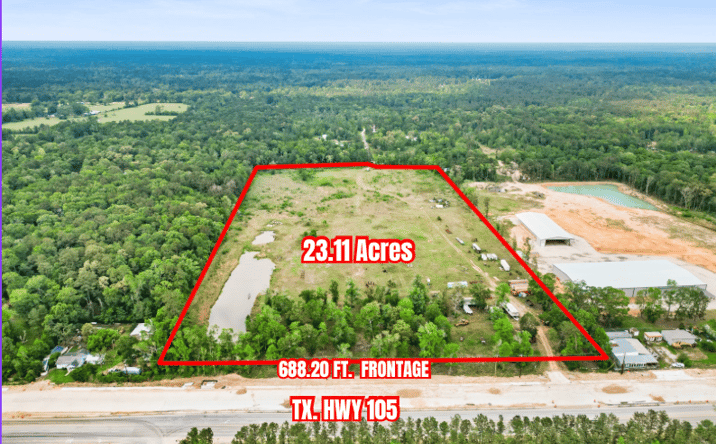 Pictures of Land property located at 19399 Hwy 105, Cleveland, TX 77328 for sales - image #1