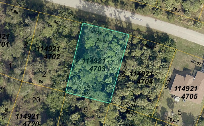 Pictures of Land property located at Harcourt Cir, North Port, FL 34288 for sales - image #1