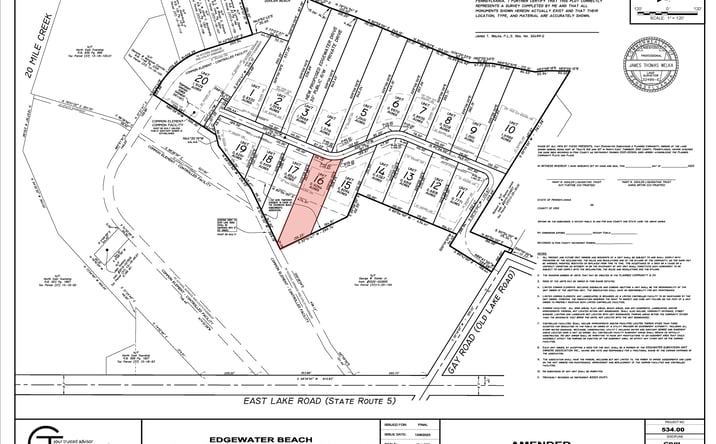 Pictures of Land property located at 107 Edgewater Drive, North East, PA 16428 for sales - image #1