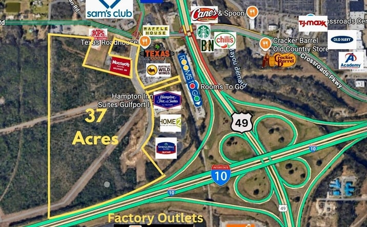 Pictures of Land property located at 15393 Landon Rd, Gulfport, MS 39503 for sales - image #1