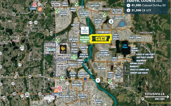 Pictures of Land property located at S County Rd 419, Chuluota, FL 32766 for sales - image #1