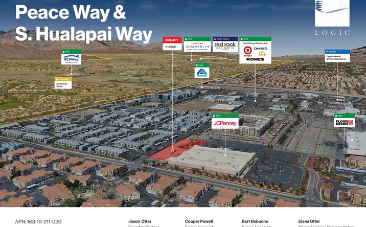 Pictures of Land property located at Peace Way and Hualapai Way, Las Vegas, NV 89147 for sales - image #1