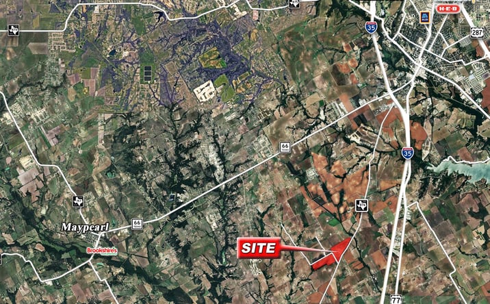 Pictures of Land property located at FM-876 & Sims Rd, west of I-35 Southwest, Waxahachie, TX 75167 for sales - image #1