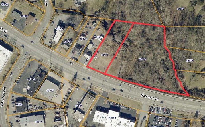 Pictures of Land property located at 5106 W Market St, Greensboro, NC 27409 for sales - image #1