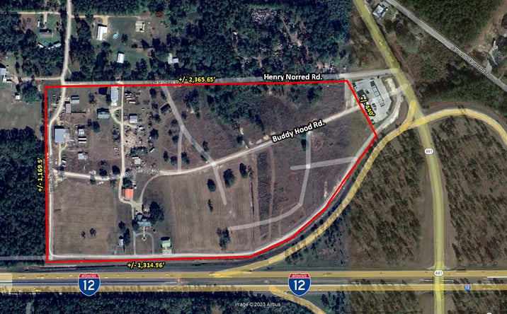 Pictures of Land property located at Buddy Hood Rd. & I-12, Holden, LA 70744 for sales - image #1