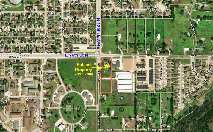Pictures of Land property located at 7529 N 129th E Ave, Owasso, OK 74055 for sales - image #1