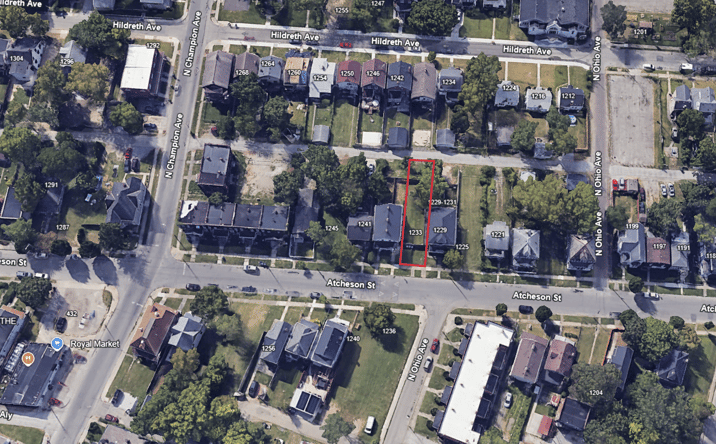 Pictures of Land, Multifamily property located at 1233 Atcheson St, Columbus, OH 43203 for sales - image #1