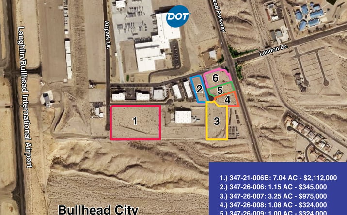 Pictures of Land property located at 974 Enterprise Drive, Bullhead City, AZ 86429 for sales - image #1