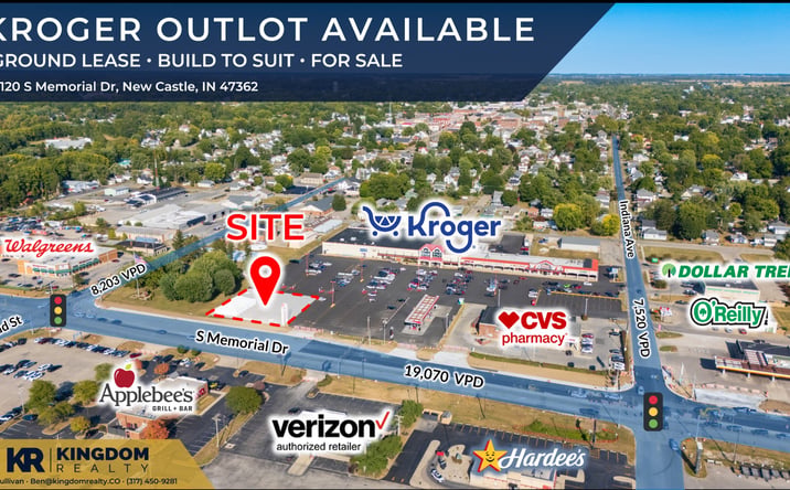Pictures of Land property located at 120 S Memorial Dr, New Castle, IN 47362 for sales - image #1