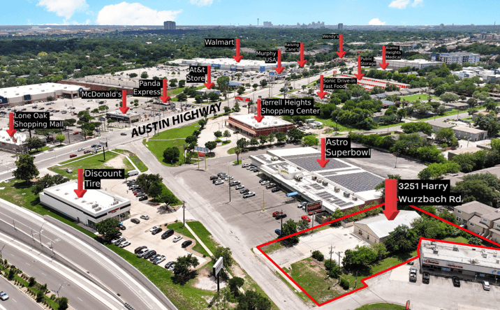 Pictures of Retail, Office property located at 3251 Harry Wurzbach Rd, San Antonio, TX 78209 for sales - image #1