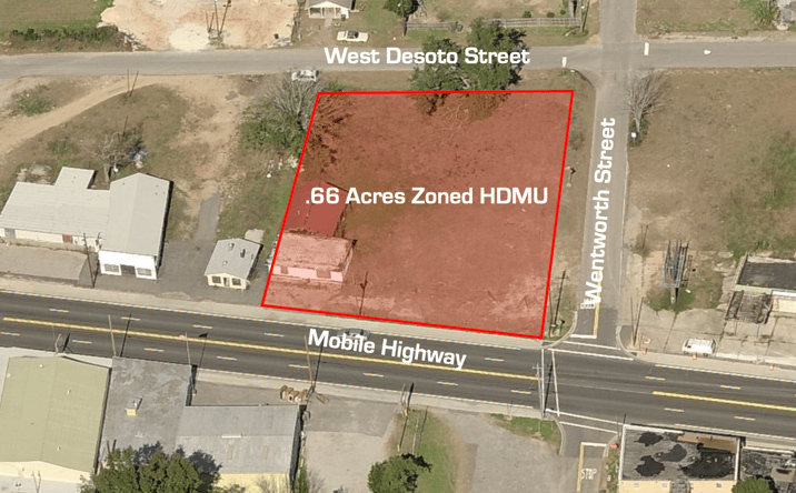 Pictures of Land, Retail property located at 3410 Mobile Hwy, Pensacola, FL 32505 for sales - image #1