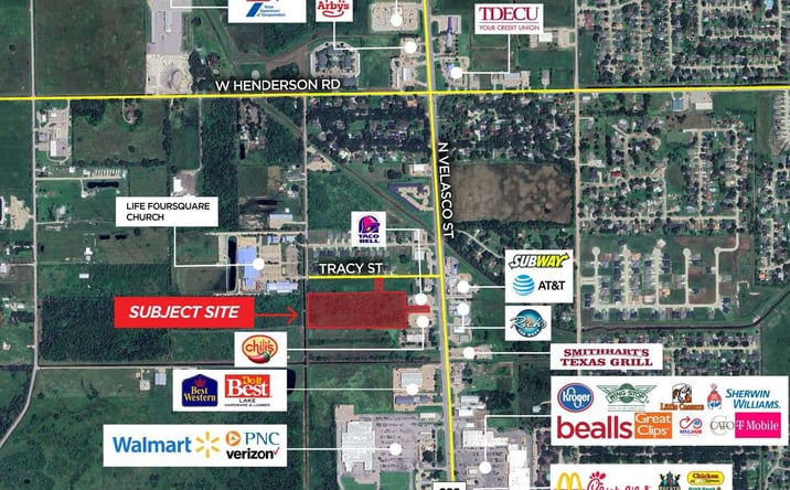Pictures of Land property located at North Velasco Street, Angleton, TX 77515 for sales - image #1