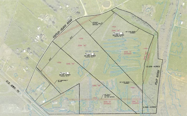 Pictures of Land property located at Caplis Sligo Rd. & Highway 71, Bossier City, LA 71112 for sales - image #1