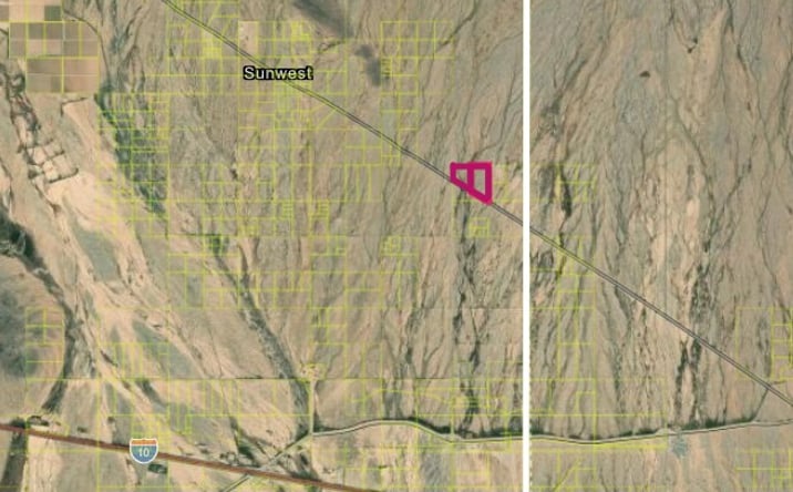 Pictures of Land property located at 75E and Salome Rd, Salome, AZ 85348 for sales - image #1